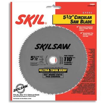 110-Tooth Anti-Stick Steel Circular Saw Blade New Skil 74501 5-1/2 in